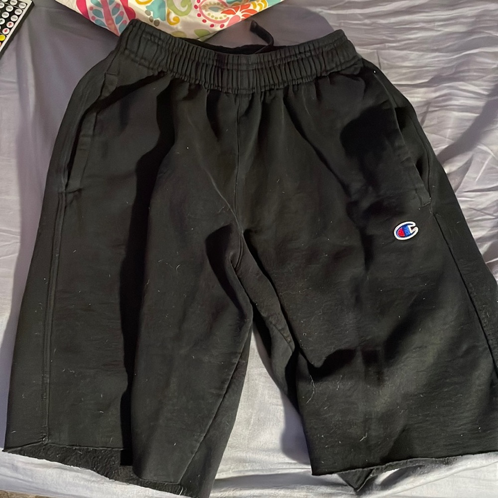 Size small champion shorts long cut
